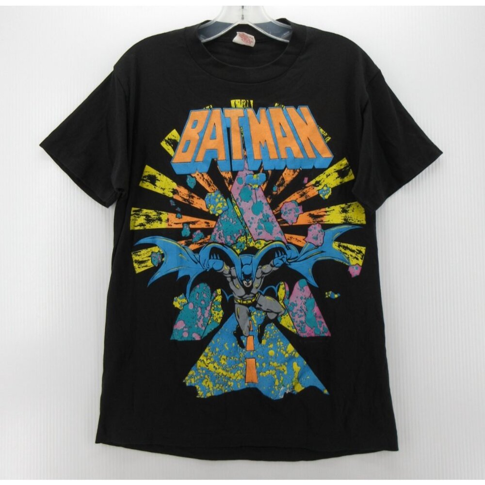 VGT Batman Shirt Large DC Comics 1988 Graphic 80s Single Stitch USA